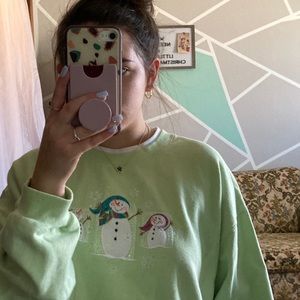 snowman sweatshirt